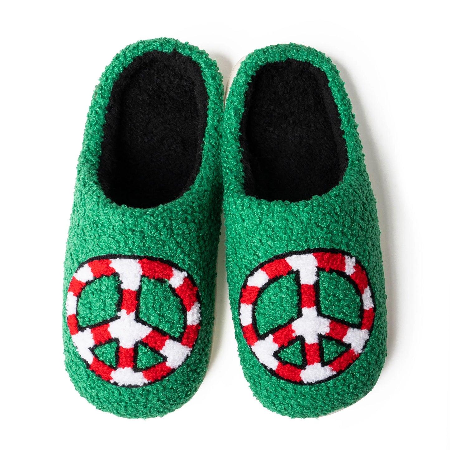 Two Left Feet Lounge Out Loud Slippers - Peace of Peppermint SALE