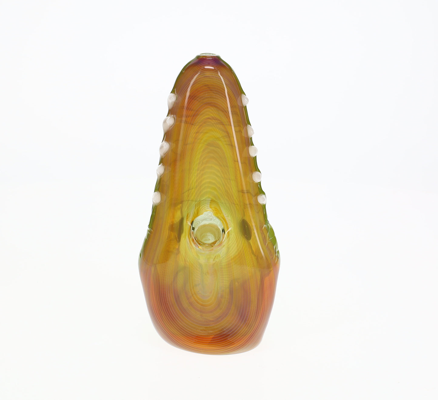 Addison Hanna Glass Green Alligator