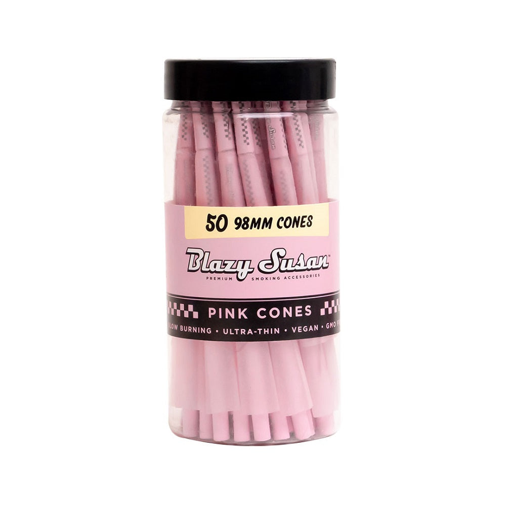 Blazy Susan Cones 98mm - 50 Pack - Pink