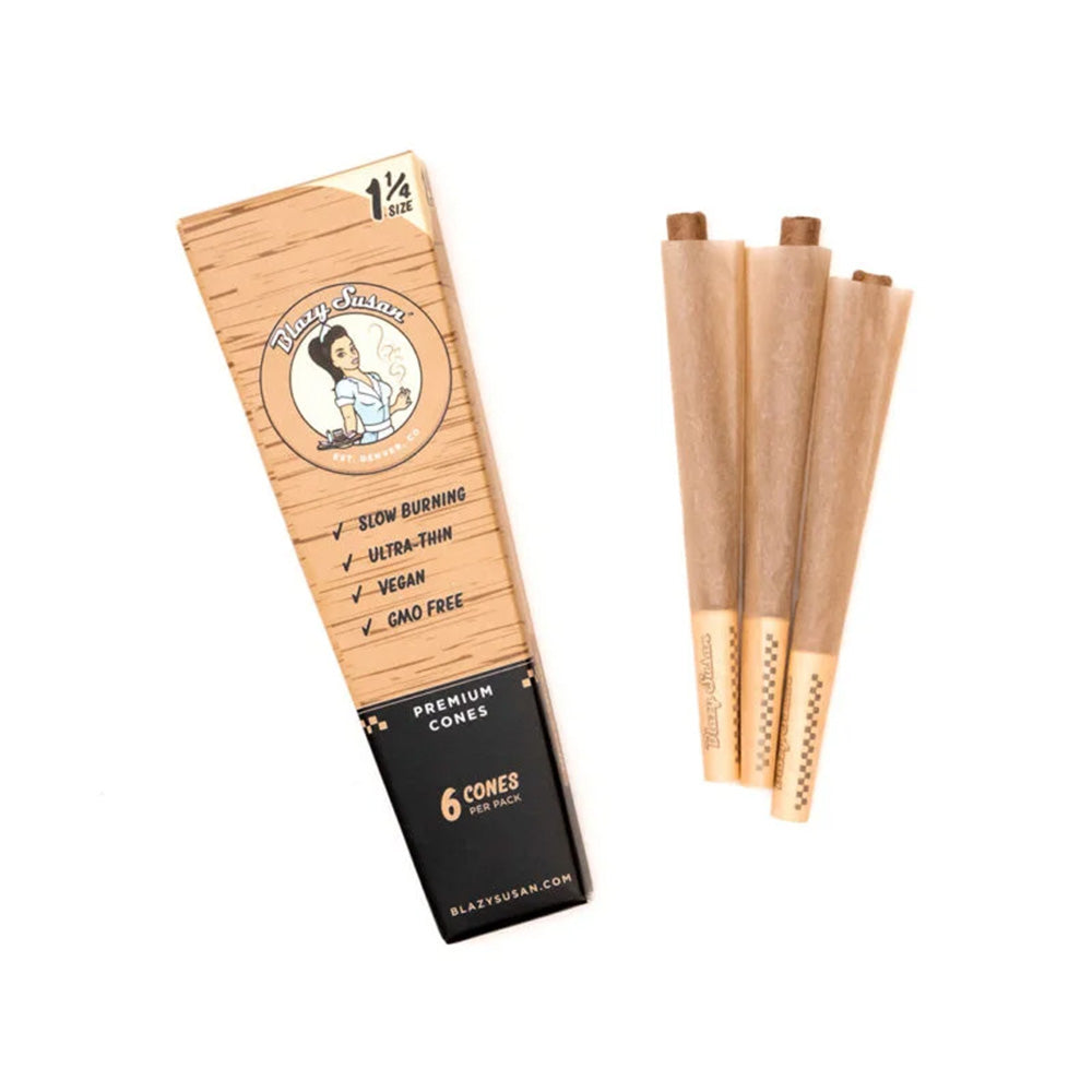Blazy Susan 1.25 Cone - 6 Pack - Unbleached