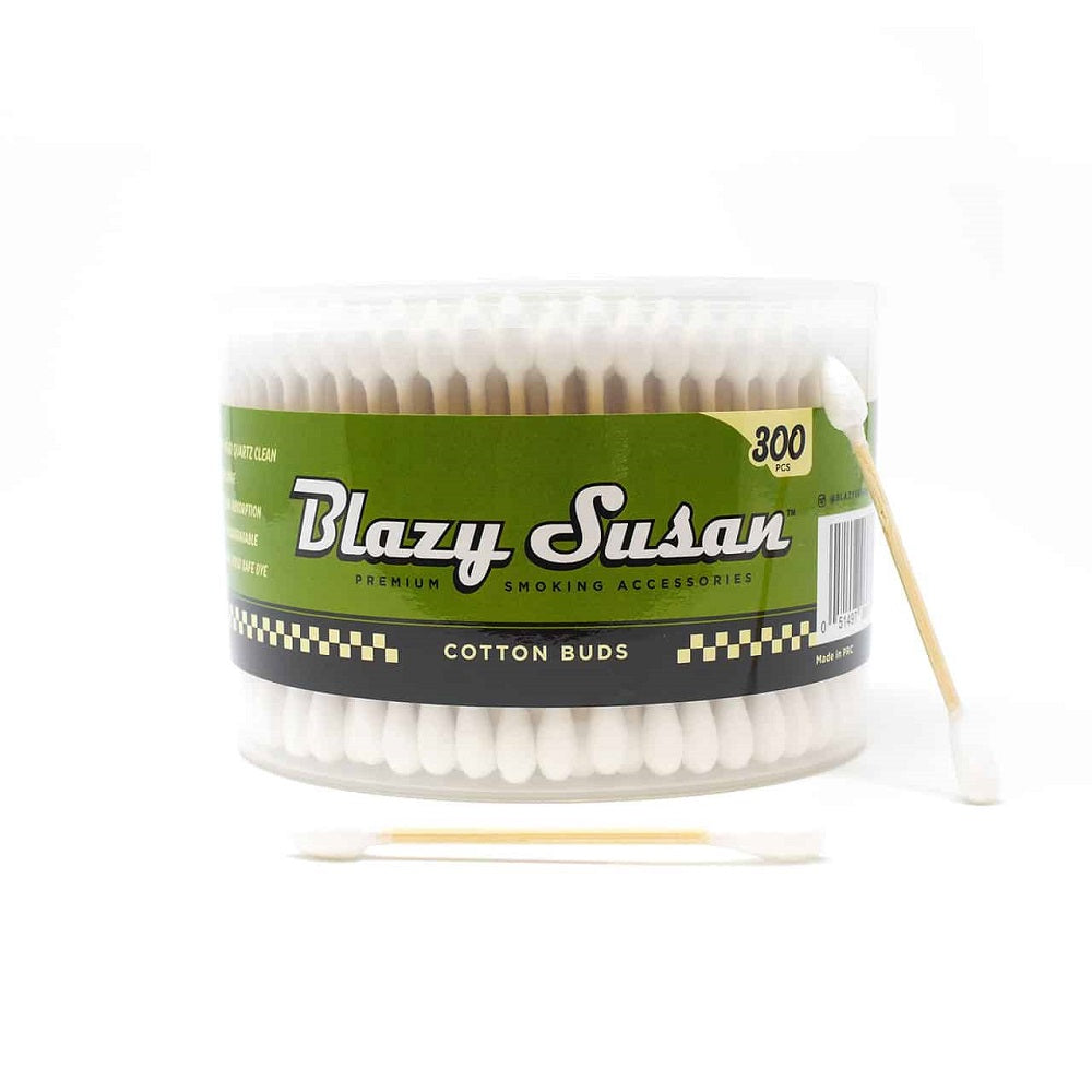Blazy Susan White Cotton Swabs - 300 count / White