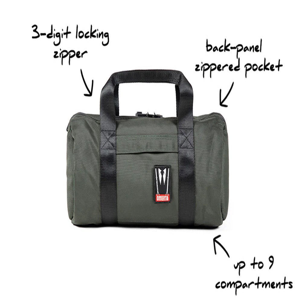 Dime Bags The Brigata 10 inch Omerta Smell Proof Duffle