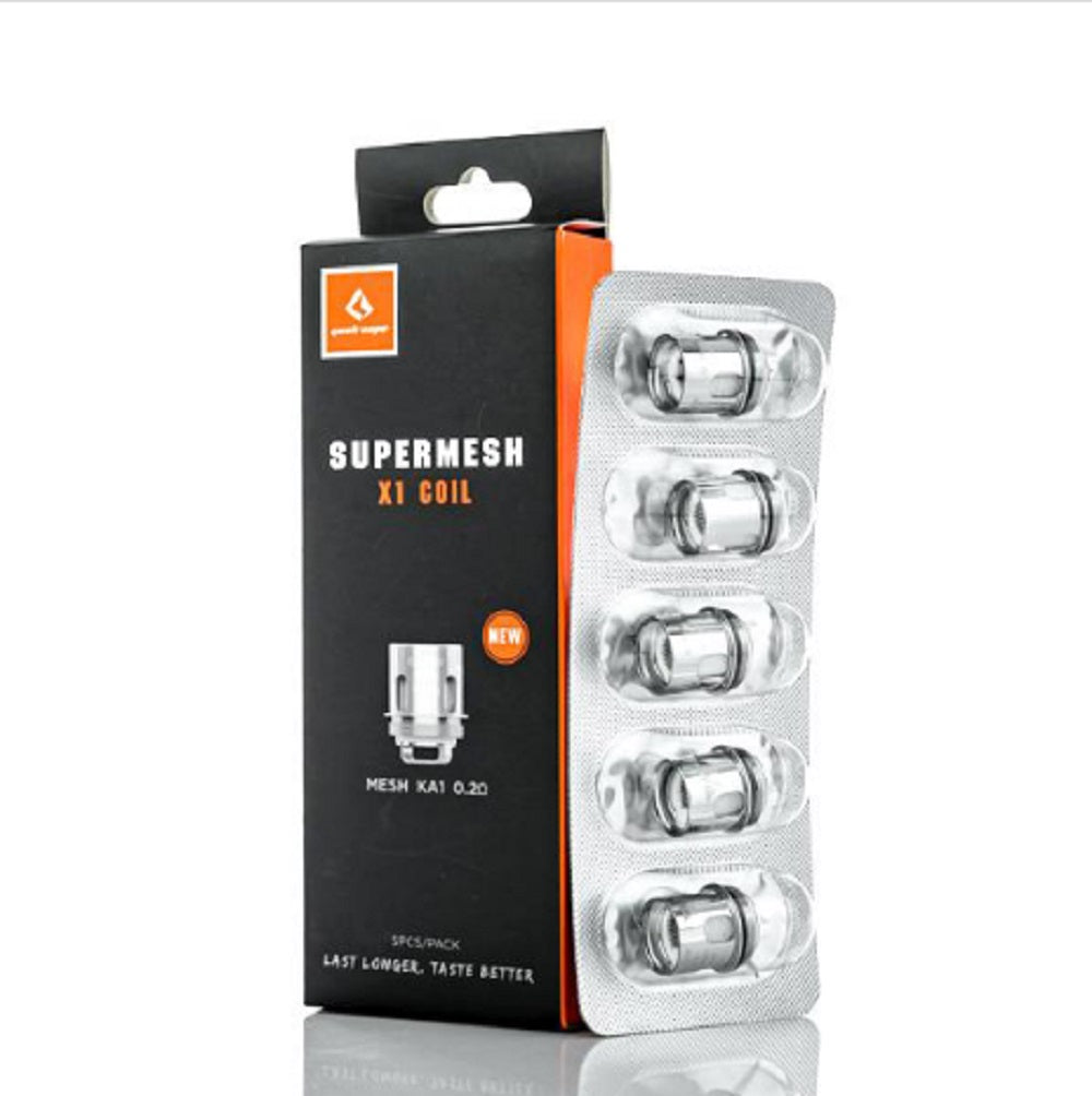 Geek Vape Super Mesh X2 Coil - 5 Pack 0.4 ohm Sunshine Daydream Geek Vape Super Mesh X2 Coil - 5 Pack 0.4 ohm Sunshine Daydream