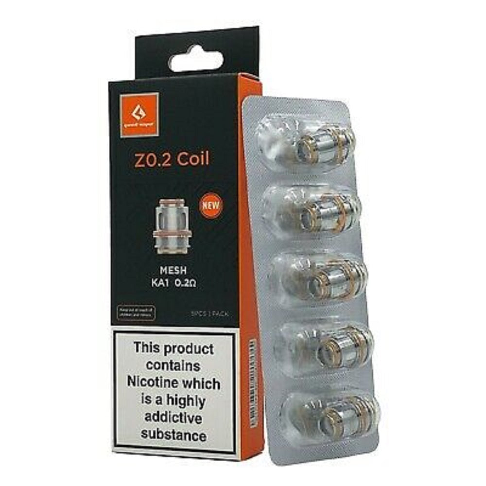 Geek Vape Zeus Z2 Coils - 5 Pack 0.2 ohm Sunshine Daydream Geek Vape Zeus Z2 Coils - 5 Pack 0.2 ohm Sunshine Daydream