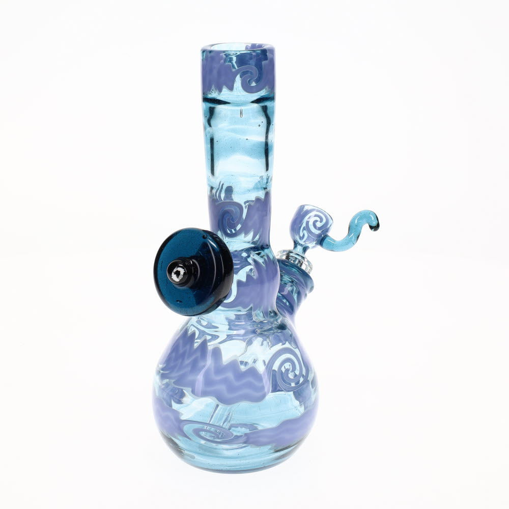 Gladstone Glass Winter Wig Wag Bubbler