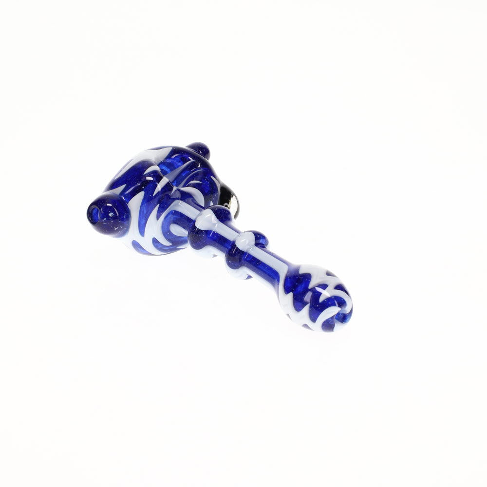 Gladstone Glass Full Color Wig Wag Maria Spoon - Large