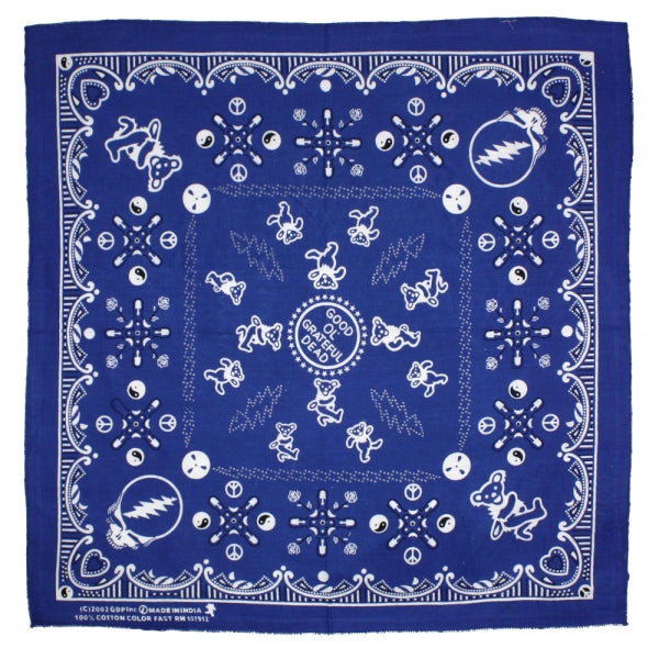 Grateful Dead Bandana Good Ol' Grateful Dead Navy