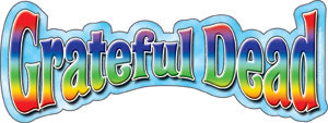Grateful Dead Rainbow Logo Sticker SALE