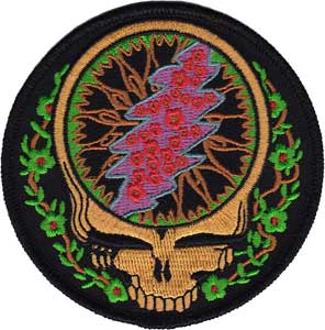 Grateful Dead Steal Your Face Vines Patch