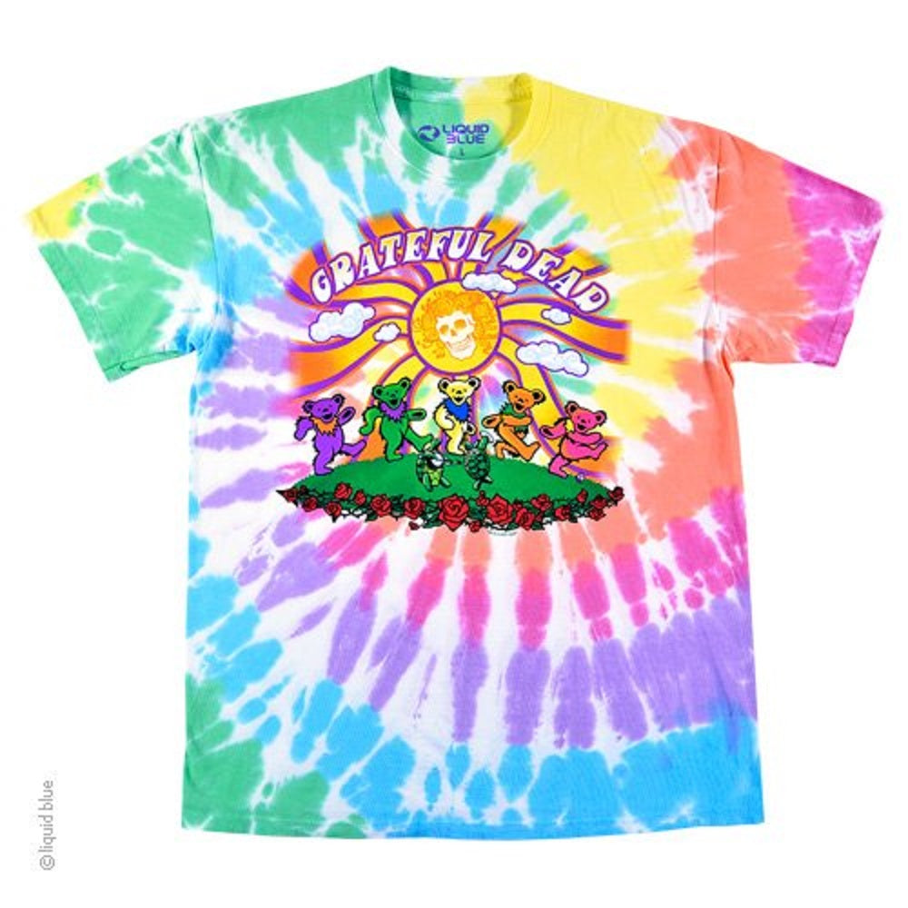 Grateful Dead Sunshine Bears Tie Dye T-Shirt