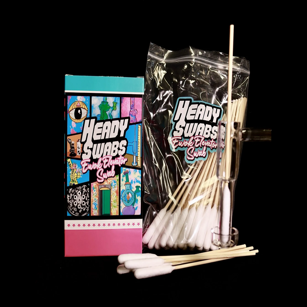 Heady Swabs x Ewok Glass Elevator Cotton Swabs 50ct / 50 SALE