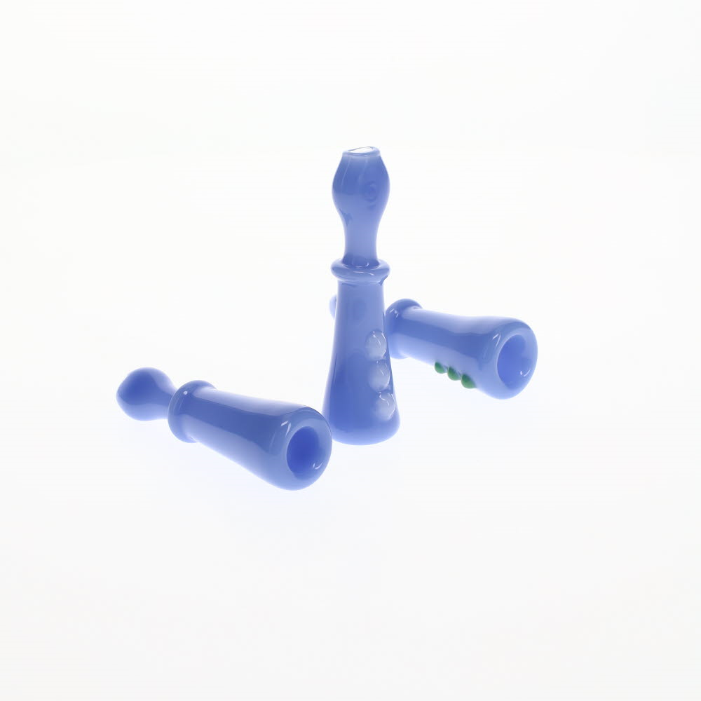 Jed Jones Milky Blue Push Chillum
