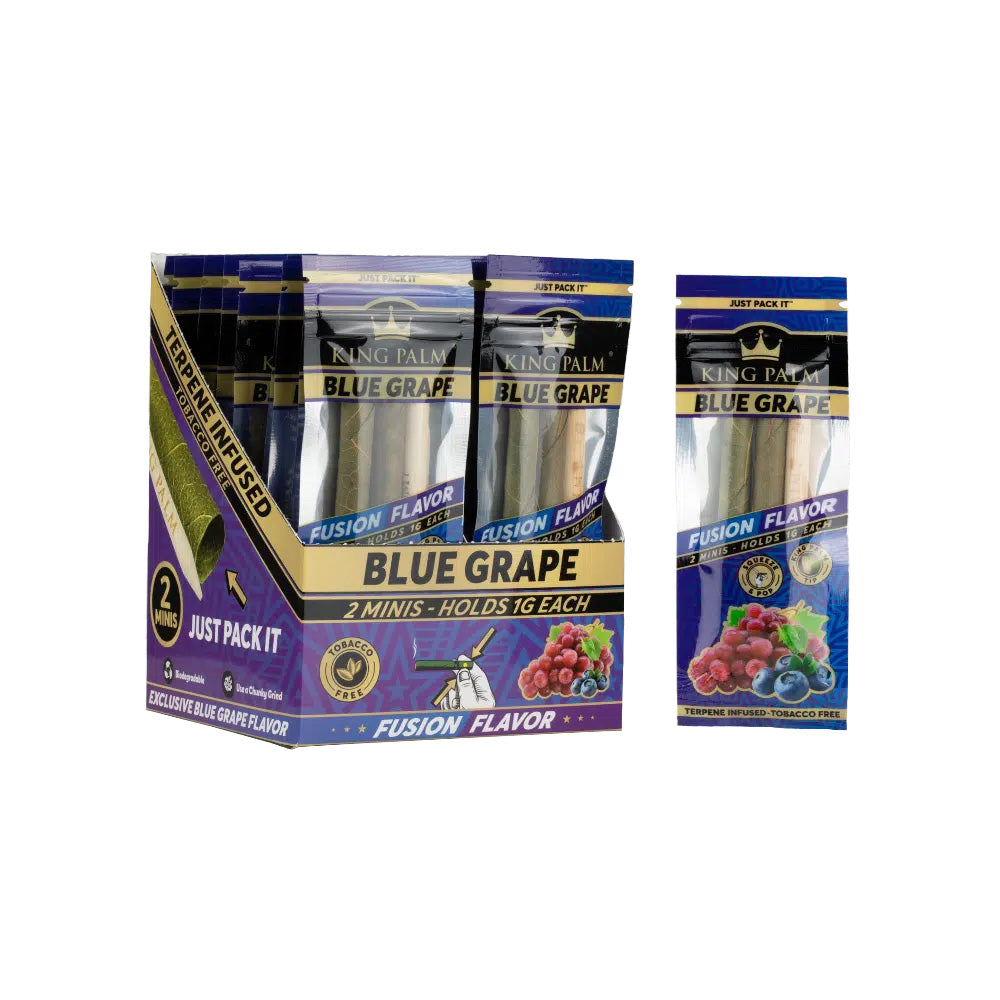King Palm Mini 2 Pack - Blue Grape Sunshine Daydream King Palm Mini 2 Pack - Blue Grape Sunshine Daydream