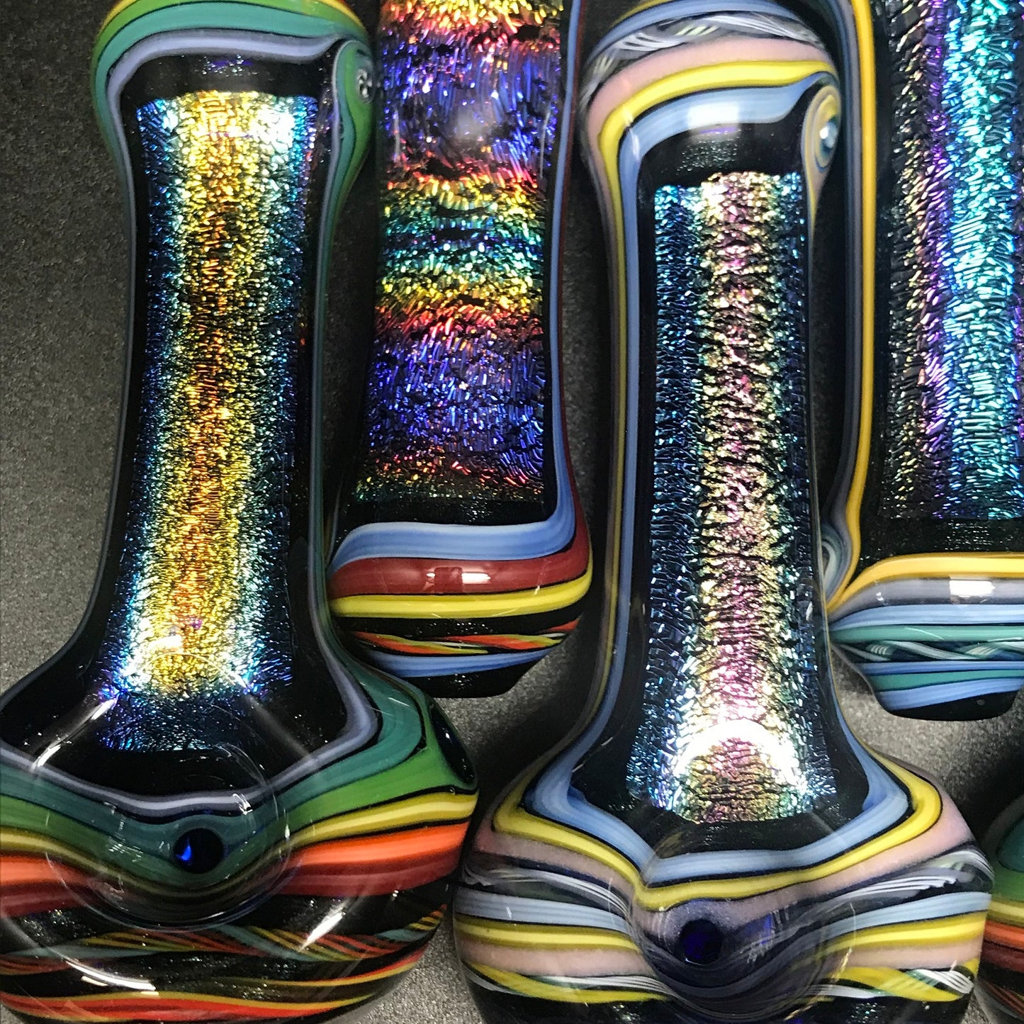 Labrat Glass Fancy Dichro Worked Pipe SALE