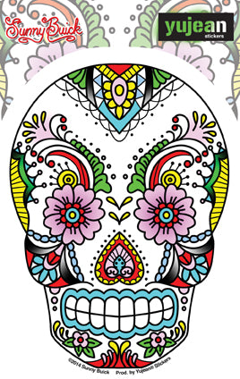 Sunny Buick Lace Sugar Skull Sticker SALE