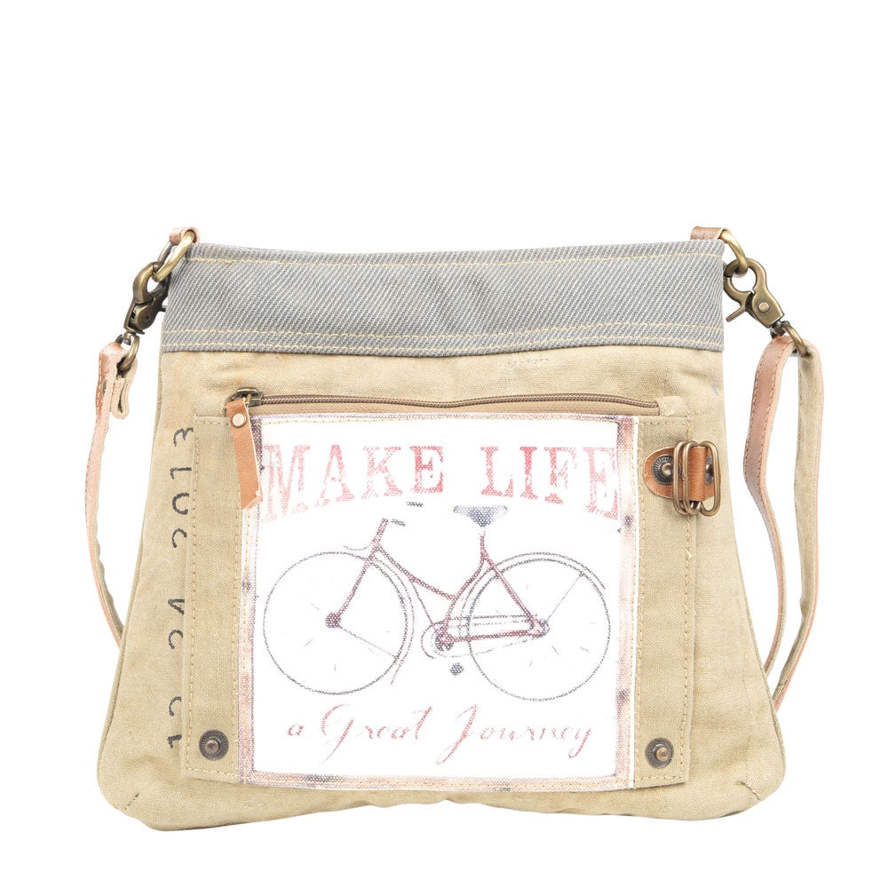 Clea Ray Make Life a Journey Shoulder Bag – Sunshine Daydream