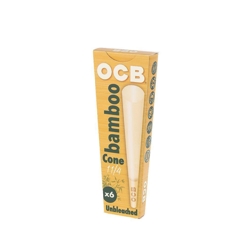 OCB Bamboo 1.25 Cones - 6 Pack
