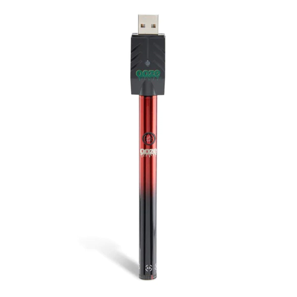 Ooze Slim Twist 2.0 Battery - Black & Red / Red/Black