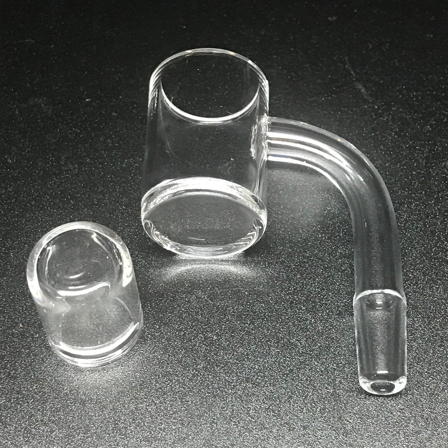Quartz Banger - 10mm Male 90° with Cup Insert SALE