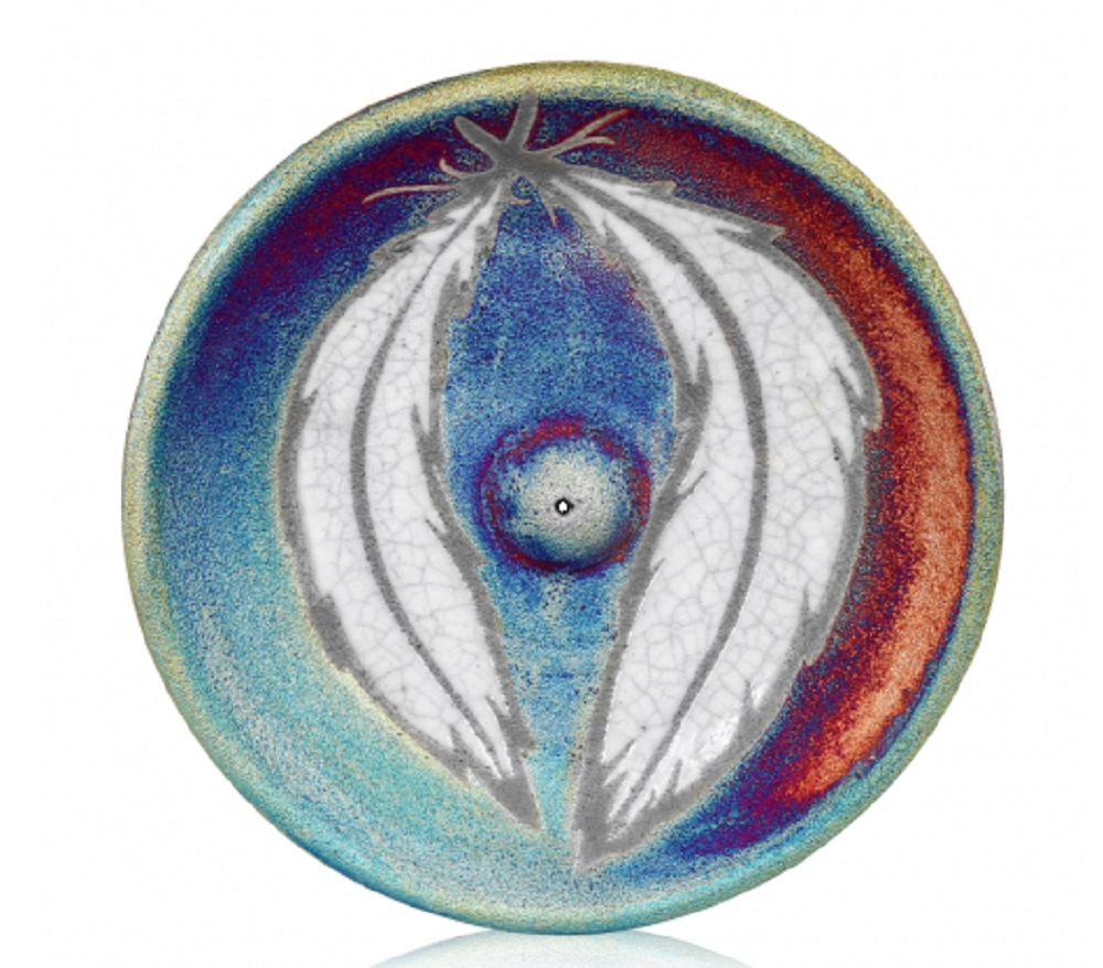 Raku Potteryworks Feathers Incense Burner SALE