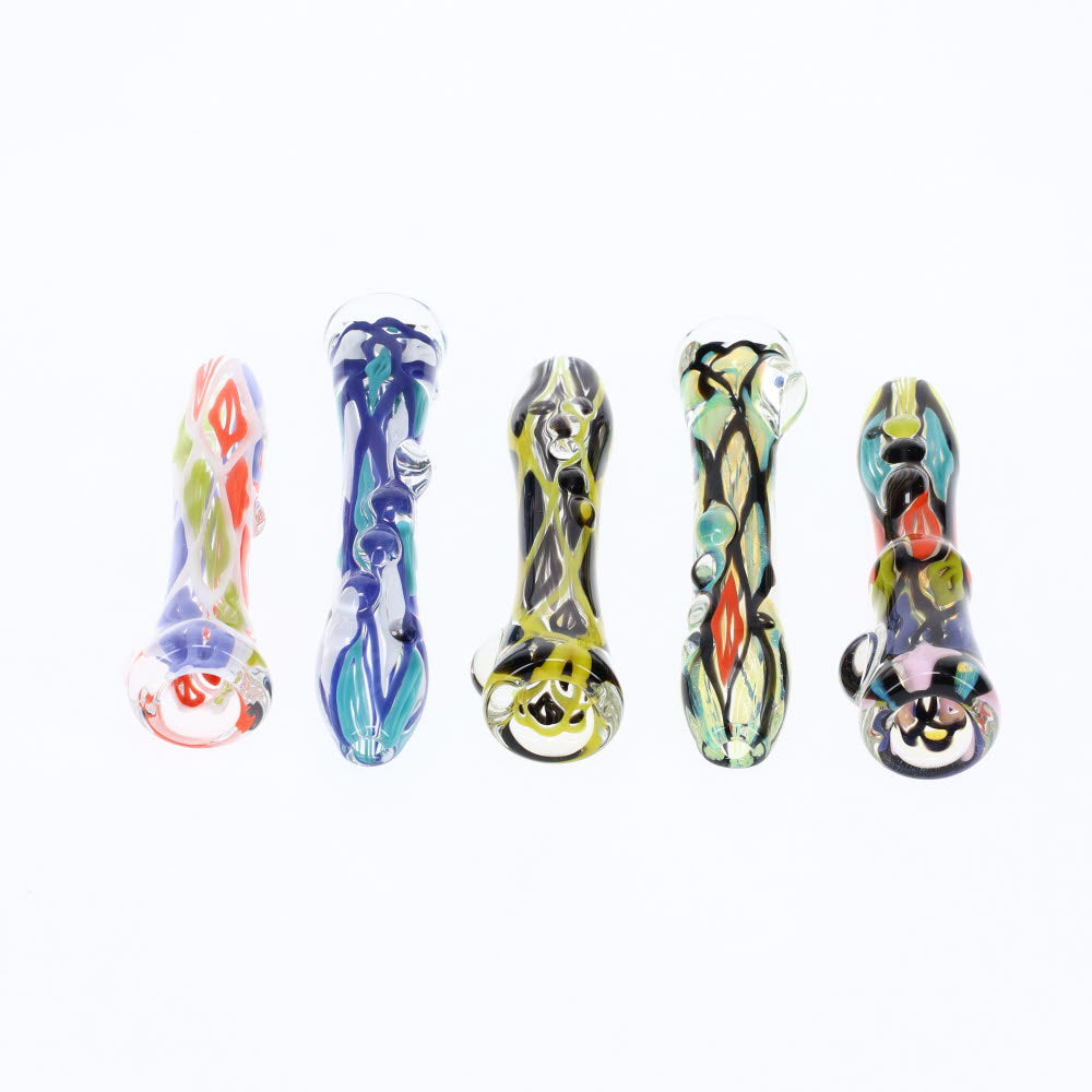 Rotational Science Glass Diamond Line Mix Color Onie