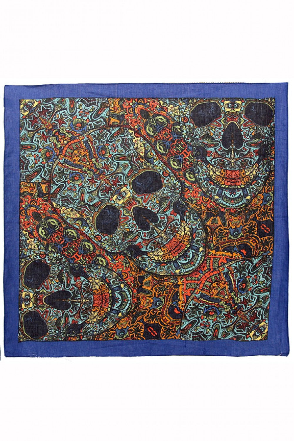 Skull Bandana (Blue)