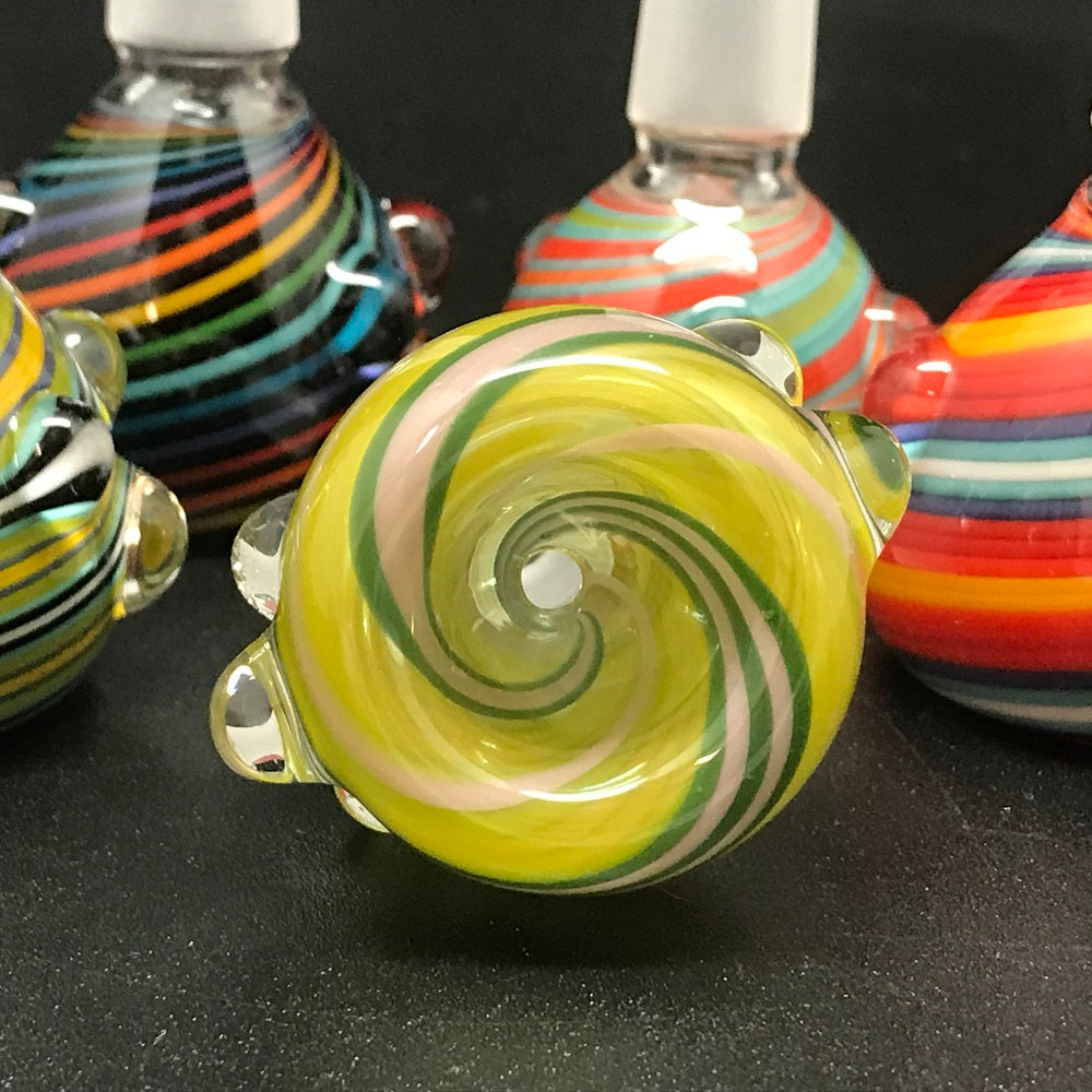 Spiral Color Push Bowl 14mm Slide