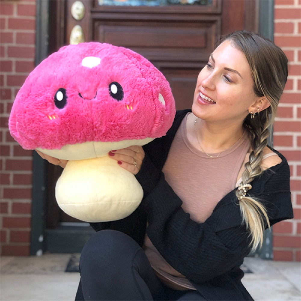 Squishable Pink Mushroom - 15"