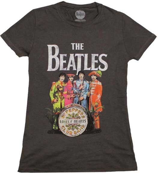 The Beatles Sgt Peppers Ladies T-Shirt