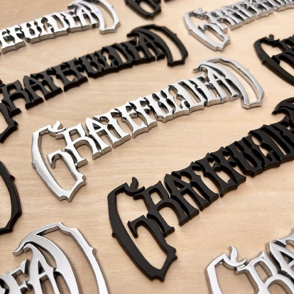 The Grateful Dead Logo Badge - Black