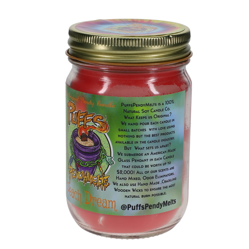 The ORIGINAL Puffs Pendy Melts Candle - Peach Dream SALE