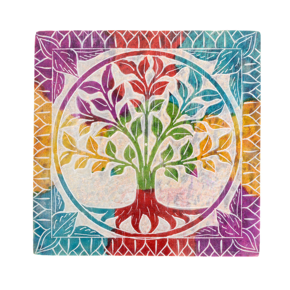 Tree of Life Soapstone Box