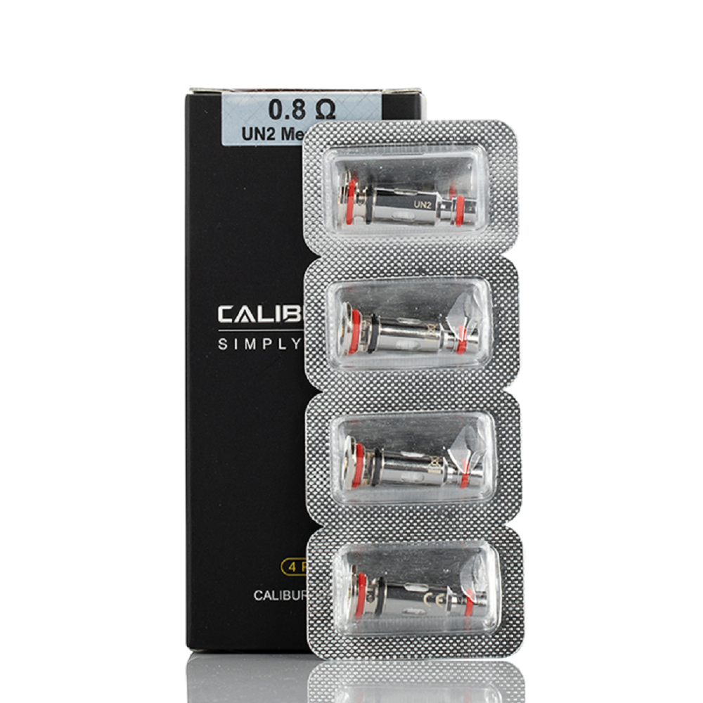 UWELL Caliburn G 0.8ohm Replacement Coils - 4 Pack / 0.8