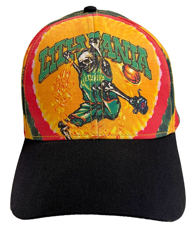 Grateful Dead Lithuania Basketball Fitted Cap in Small/Medium