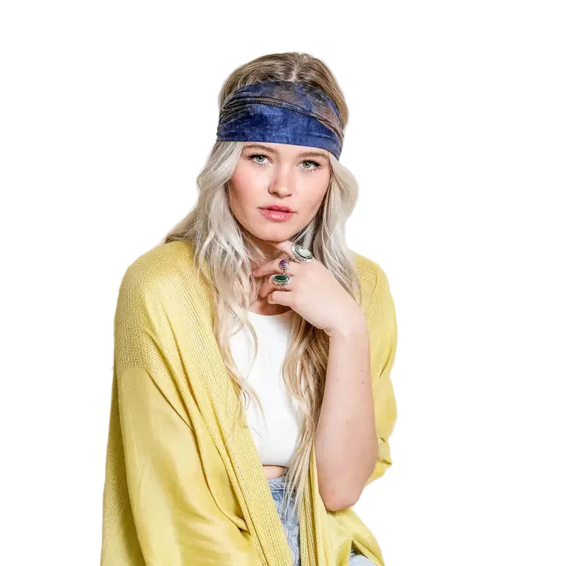 Midnight Tie Dye Headwrap