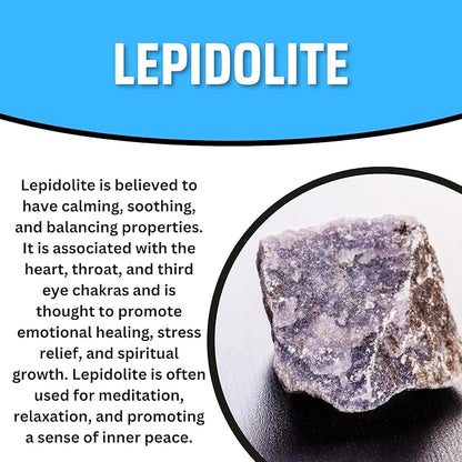 TruEnergy Lepidolite Palm Stone - 2"