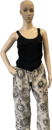 Celestial Sun & Moon Cargo Pants