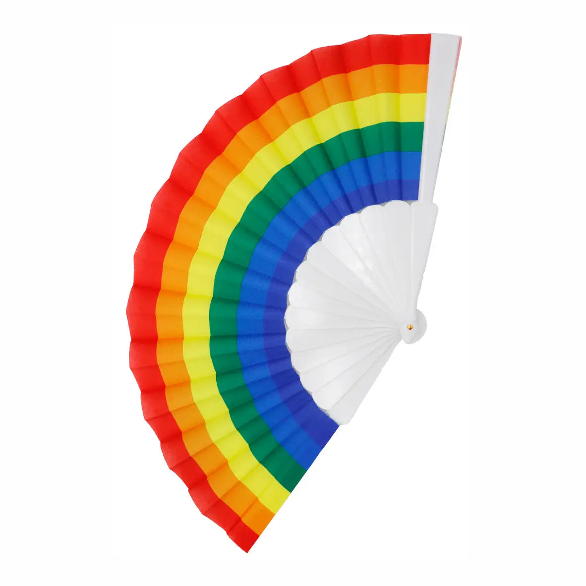 Rainbow Folding Hand Fan