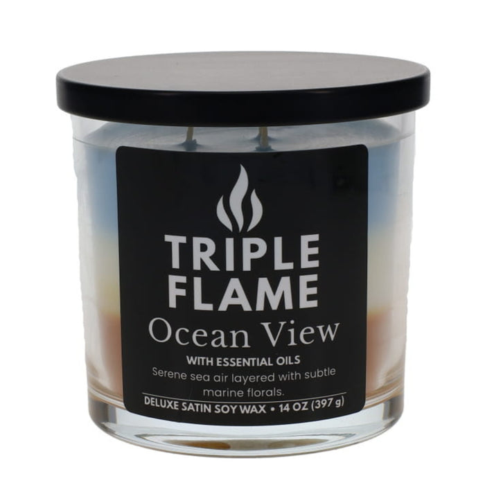 Triple Flame Candle - 3 Color