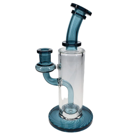 Fat Boy Glass Color Straight Rig - Blue Stardust