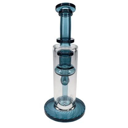 Fat Boy Glass Color Straight Rig - Blue Stardust