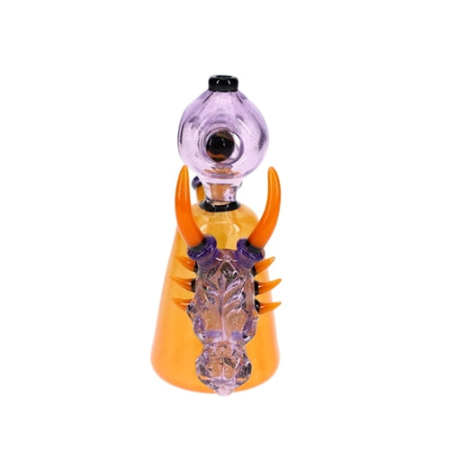 Skull Rattler Hicdogg Dichro Dragon Skull Orange & Purple Rattler Rig – Sunshine Daydream