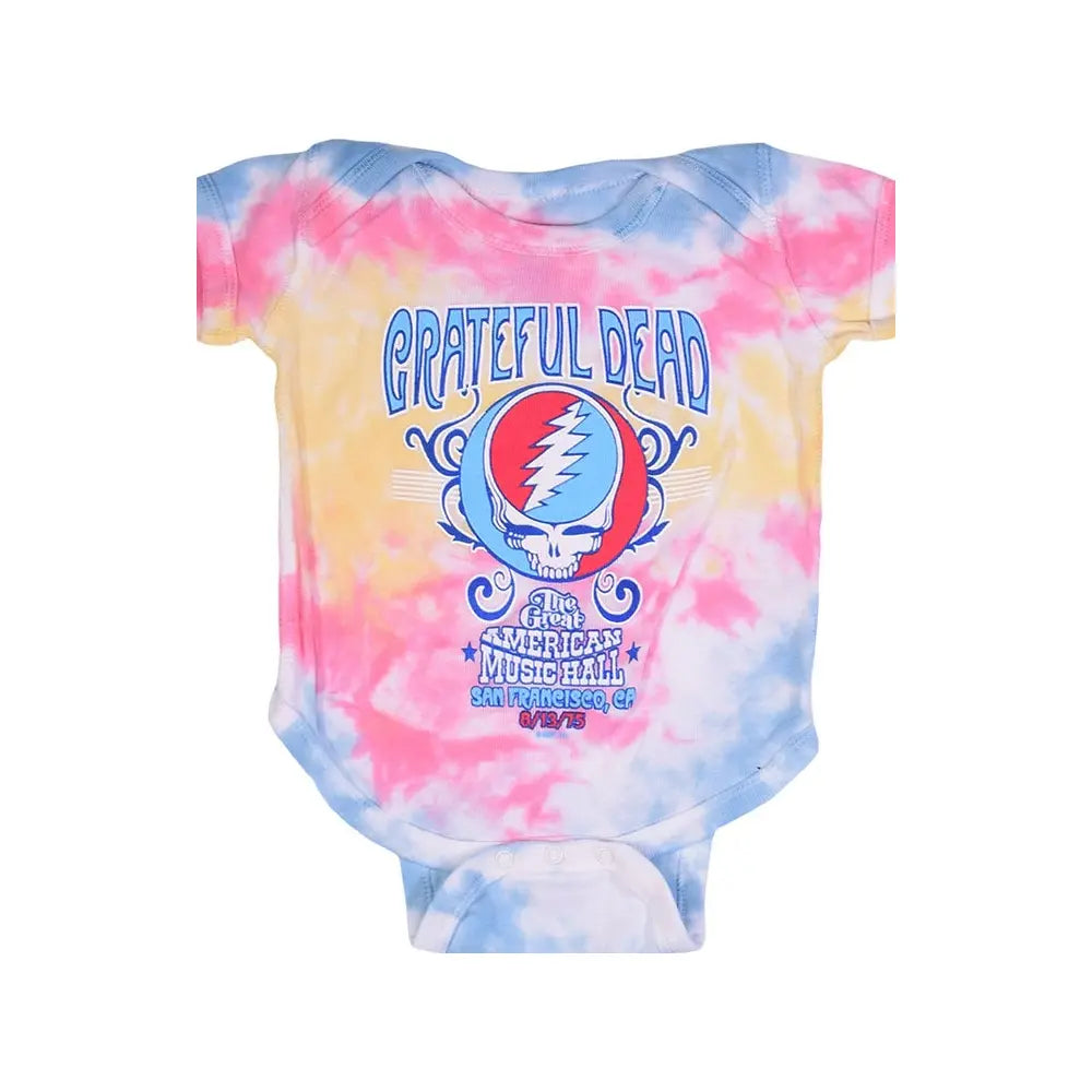 Grateful Dead Kids Music Hall Tie Dye Onesie