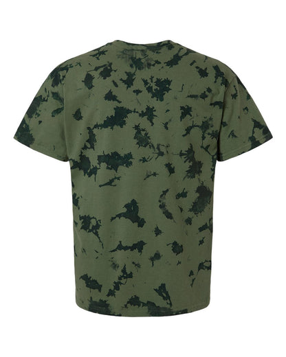 Camo Green Splat Tie Dye Shirt