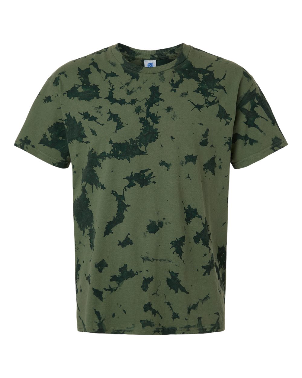 Camo Green Splat Tie Dye Shirt