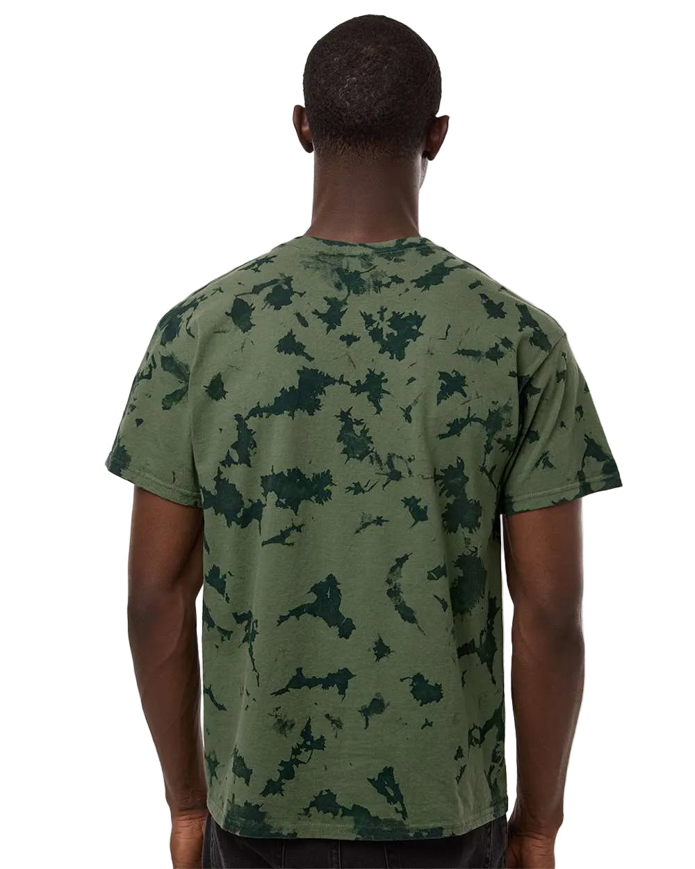 Camo Green Splat Tie Dye Shirt