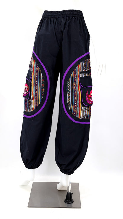 Hippie Moon Embroidered Mushroom Gheri Pants