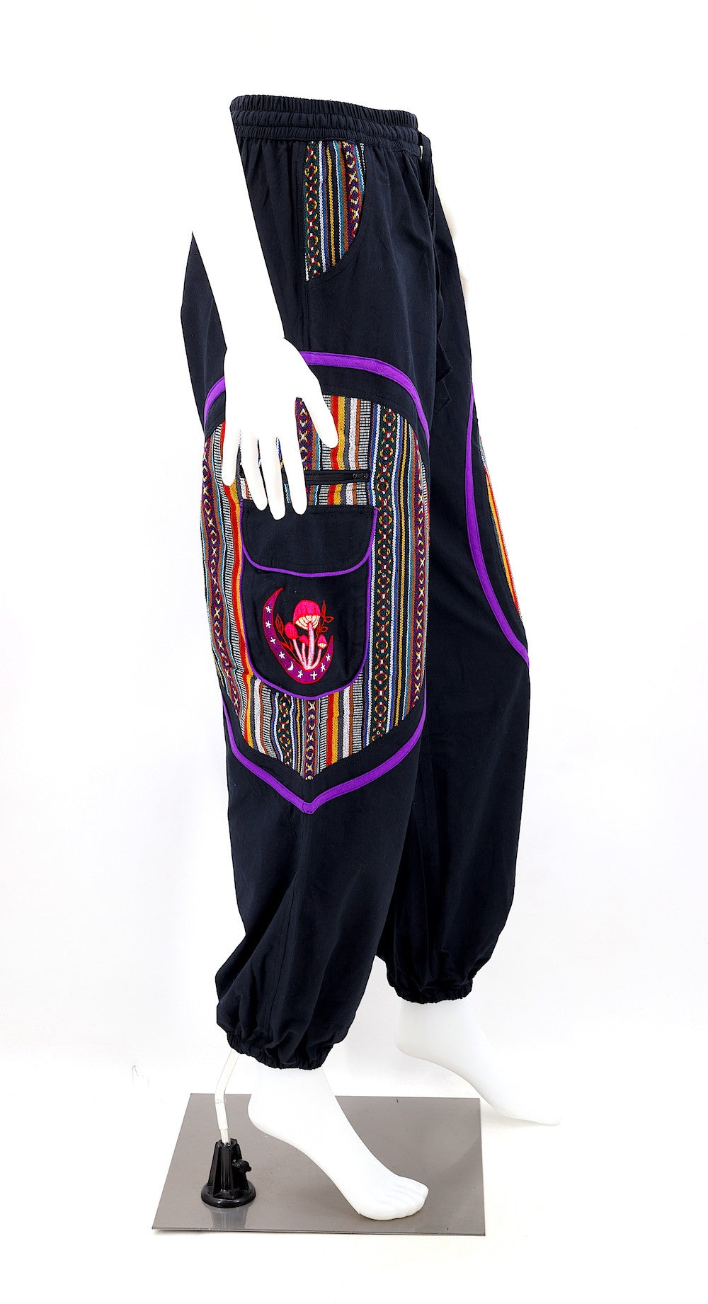 Hippie Moon Embroidered Mushroom Gheri Pants