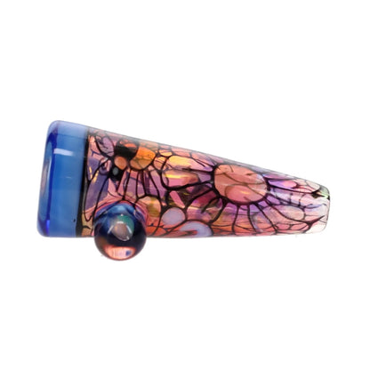 Windstar Glass Flower & Bumble Bee Stained Glass Chillum