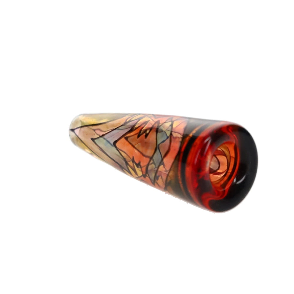 Aztec Textured Glass Windstar Glass Tribal Aztec Stained Glass Chillum – Sunshine Daydream